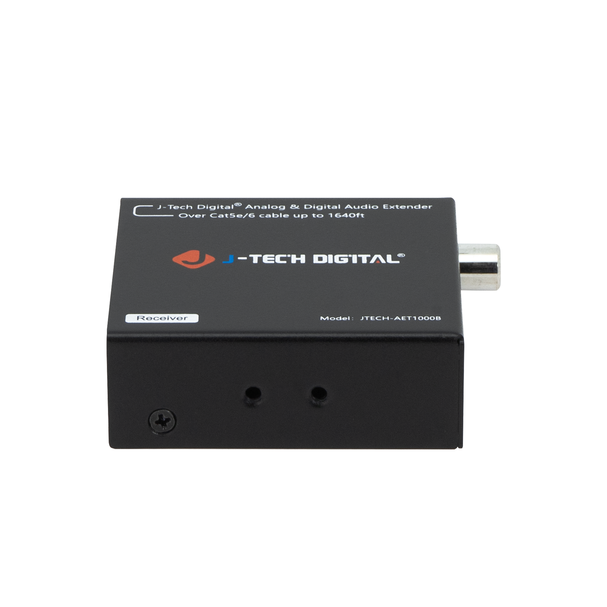 J-Tech Digital Analog & Digital Audio Extender Over Cat5e/6 cable up to 1640ft J-TECH DIGITAL Receiver Model JTECH-AET1000B
