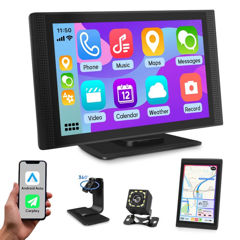 11:50  
Phone Music Maps Messages  
Video Calendar Weather Record  
Android Auto Carplay  
360° Camera  
GPS Navigation