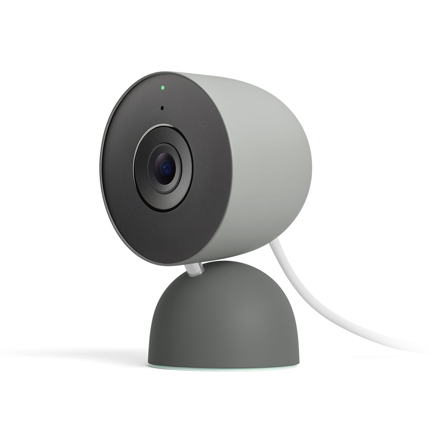 Alt View 2. Google - Nest Cam Indoor (wired, 3rd gen) - Latest Model - 2K Video and Gemini - Hazel.