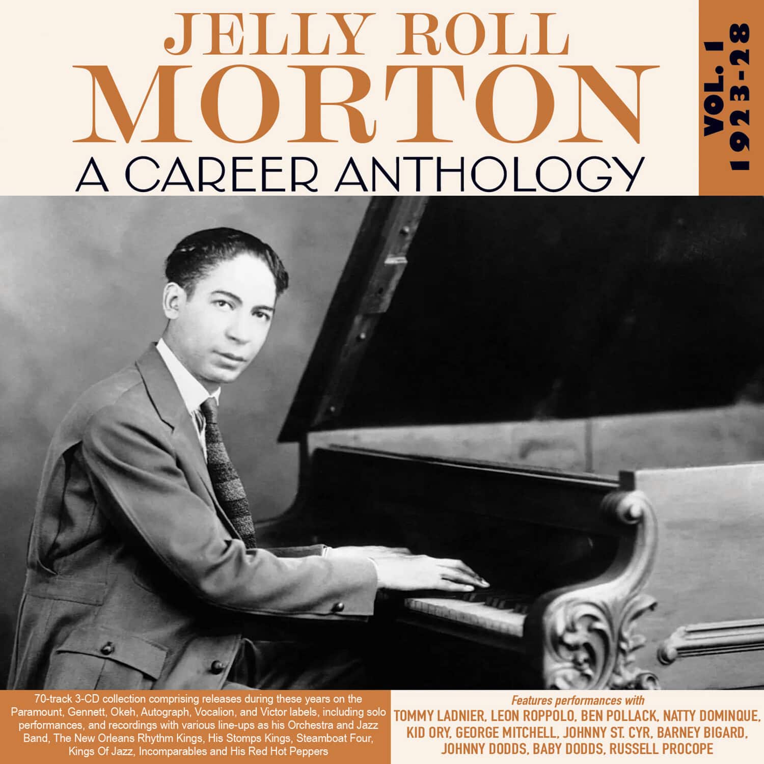 Jell Roll Morton - A Career Anthology Vol. 1 1923-28  - COMPACT DISCS
