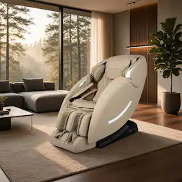 Osaki - 4000XT Zero Gravity Massage Chair with Tension Sensors - Taupe