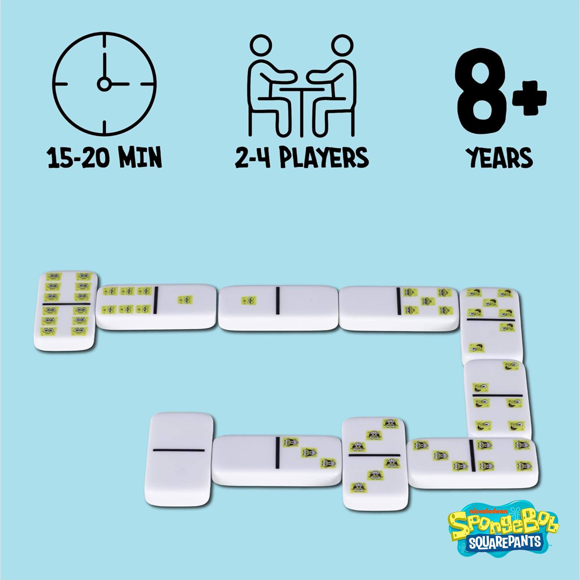 15-20 MIN  
2-4 PLAYERS  
8+ YEARS  

nickelodeon  
SPONGEBOB SQUAREPANTS