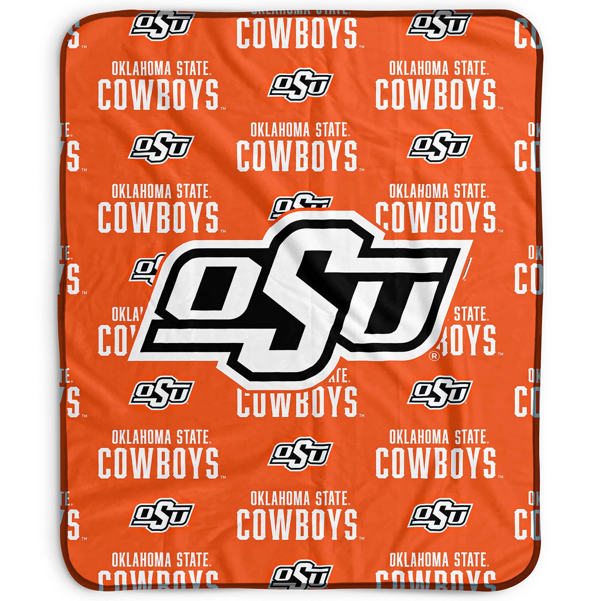 Pegasus - Oklahoma State Cowboys 50" x 60" Repeat Wordmark Fleece Blanket - Multicolor