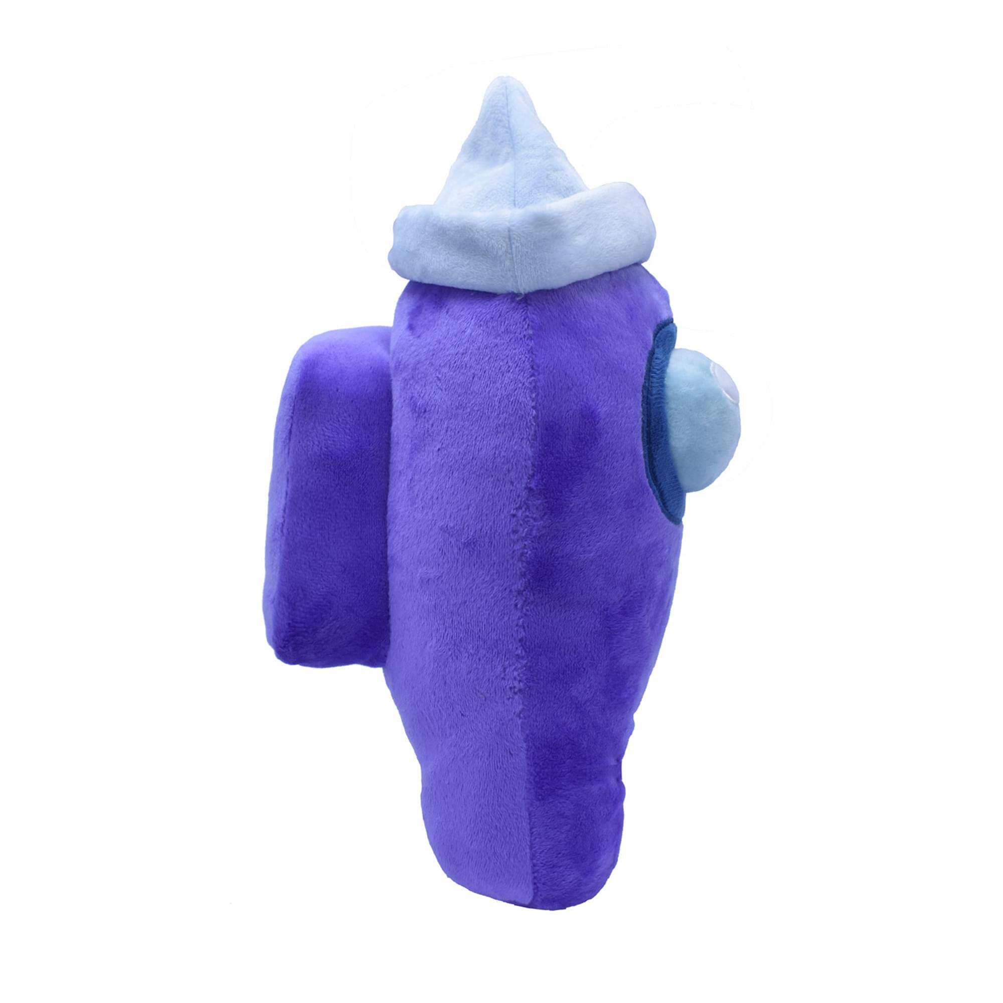 Alt View 1. Just Toys LLC - Among Us 7 Inch Plush | Purple Crewmate w/ Paper Hat - Purple.