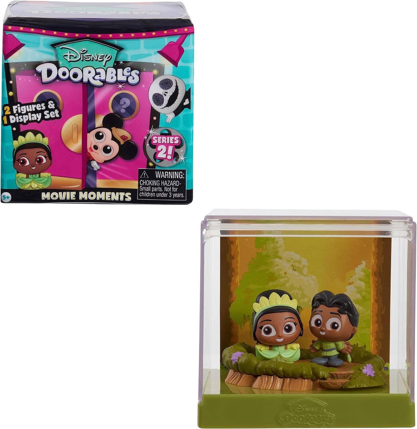 Disney DOORABLES Figures & 1 Display Set 2!  
5+  
WARNING: CHOKING HAZARD- Small parts. Not for children under 3 years.  
Disney Doorables