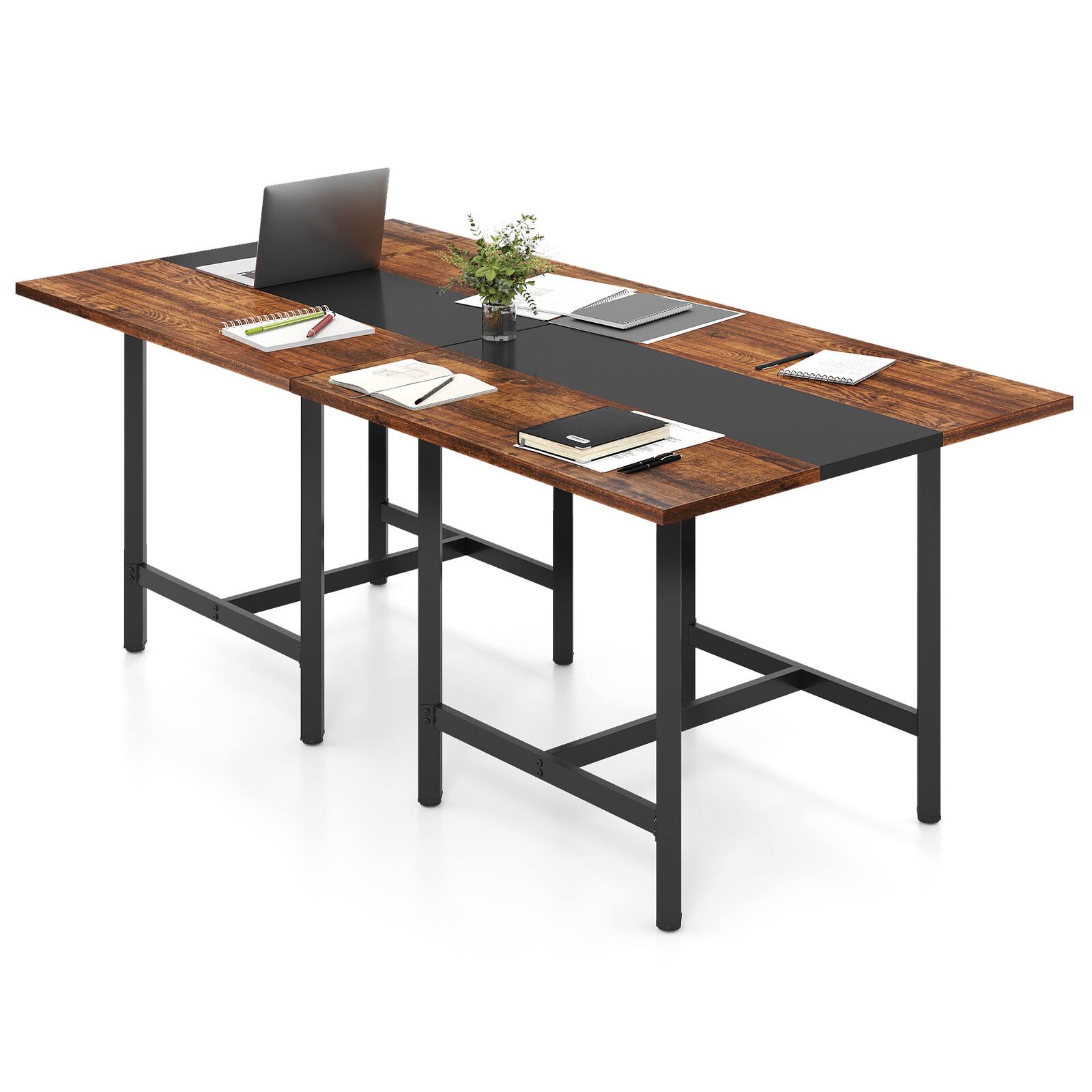 Rustic Brown + Black