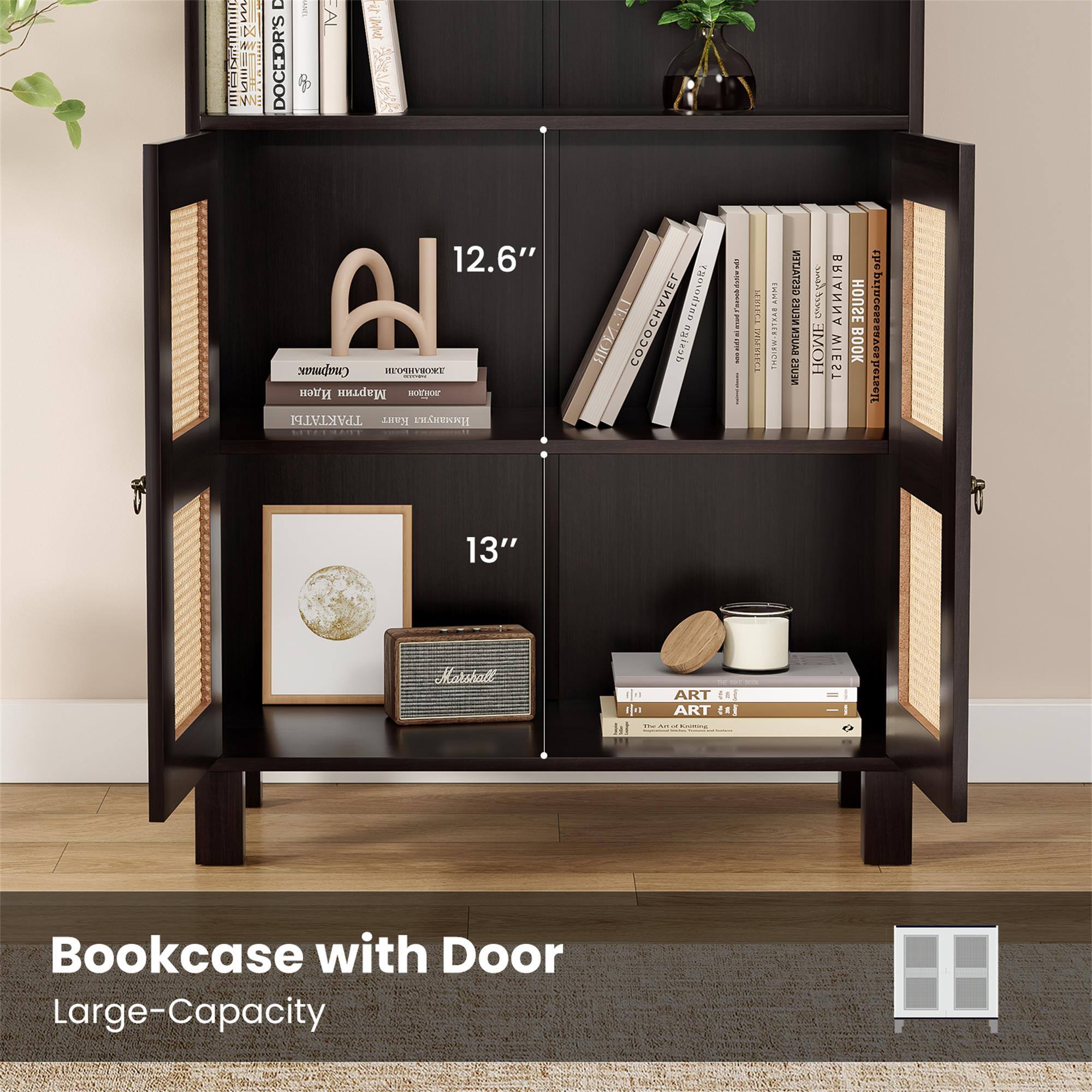 MA CONTECTION meximas  
D   DOCEDR'S 12.6"   Police  
CHANEL  NON COCO dessin  
sar witch PAASAN BLUE  
CE IAMENICE  
VWW VEL THEMP  
GESTALTEN NEUES BAUIN NEUES  
away HOME  
BRIANNA A WIEST  
HOUSE BOOK  
the ESVES princess hersen  
13"  
Marshall  
W  
ART ART - NA Souting  
Bookcase with Door Large-Capacity