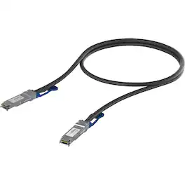 Ubiquiti - 100G Direct Attach 0.5M Cable UACC-DAC-QSFP28-0.5M - Black