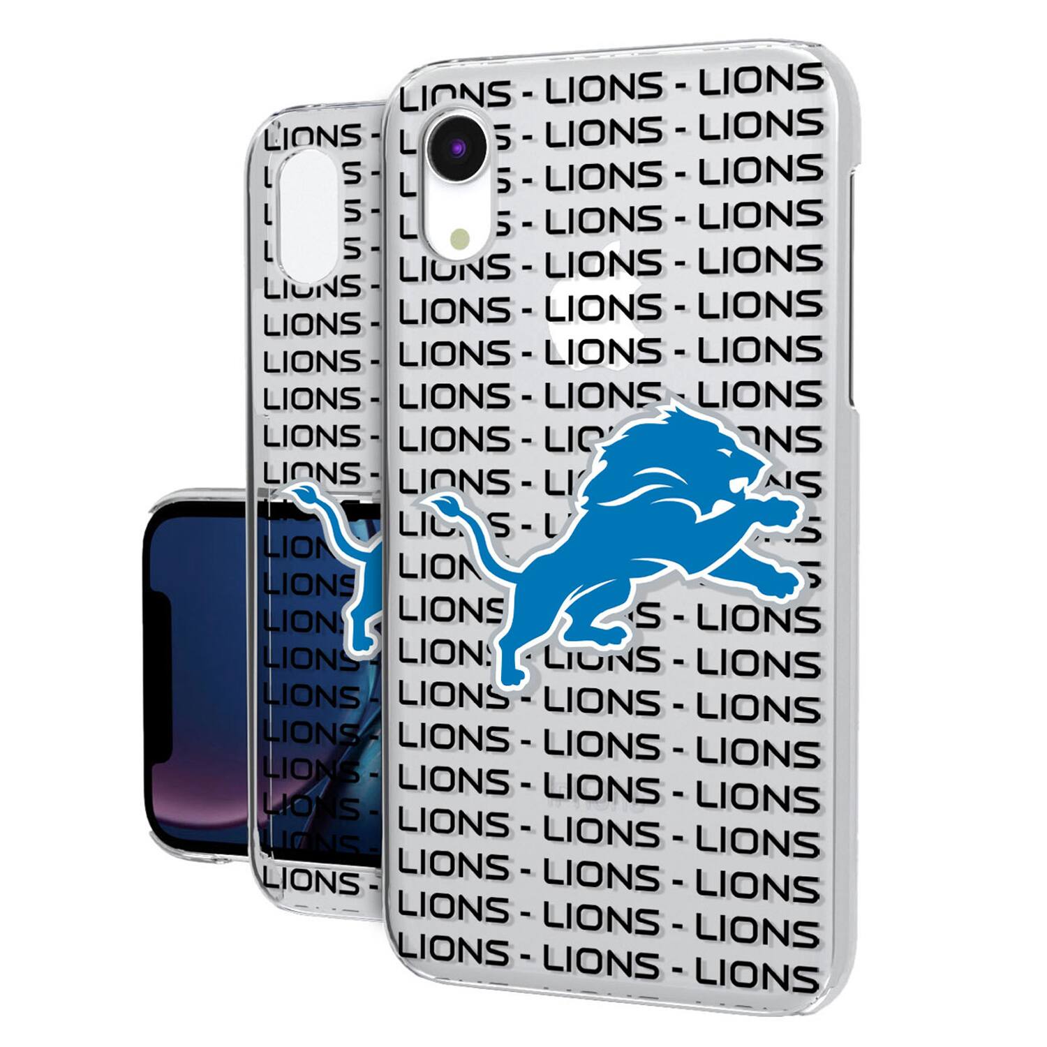 Keyscaper - NFL - Detroit Lions iPhone Clear Text Backdrop Design Case - 15 Pro - Multicolor price history on PriceWatchPro