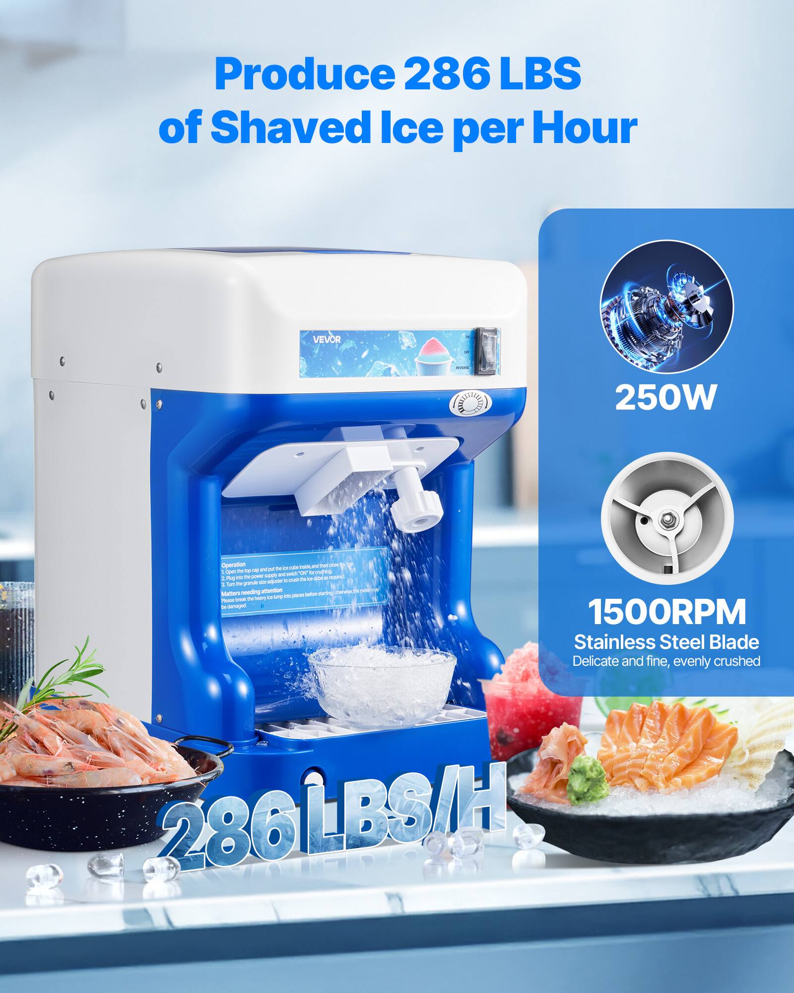 Produce 286 LBS of Shaved Ice per Hour VEVOR | 250W Operation - - - - - - - - - - - - - - - - - - - - - - - - - - - - - - - - - - - - - - - - - - - - - - - - - - - - - - - - - - - - - - - - - - - - - - - - - - - - - - - - - - - - - - - - - - - - - - - - - - - - - - - - - - - - - - - - - - - - - - - - - - - - - - - - - - - - - - - - - - - - - - - - - - - - - - - - - - - - - - - - - - - - - - - - - - - - - - - - - - - - - - - - - - - - - - - - - - - - - - - - - - - - - - - - - - - - - - - - - - - - - - - - - - - - - - - - - - - - - - - - - - - - - - - - - - - - - - - - - - - - - - - - - - - - - - - - - - - - - - - - - - - - - - - - - - - - - - - - - - - - - - - - - - - - - - - - - - - - - - - - - - - - - - - - - - - - - - - - - - - - - - - - - - - - - - - - - - - - - - - - - - - - - - - - - - - - - - - - - - - - - - - - - - - - - - - - - - - - - - - - - - - - - - - - - - - - - - - - - - - - - - - - - - - - - - - - - - - - - - - - - - - - - - - - - - - - - - - - - - - - - - - - - - - - - - - - - - - - - - - - - - - - - - -