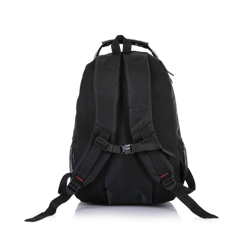 Left. DUKAP - Precision  Executive Backpack for Laptops up to 15.6''-Inches - BLACK.