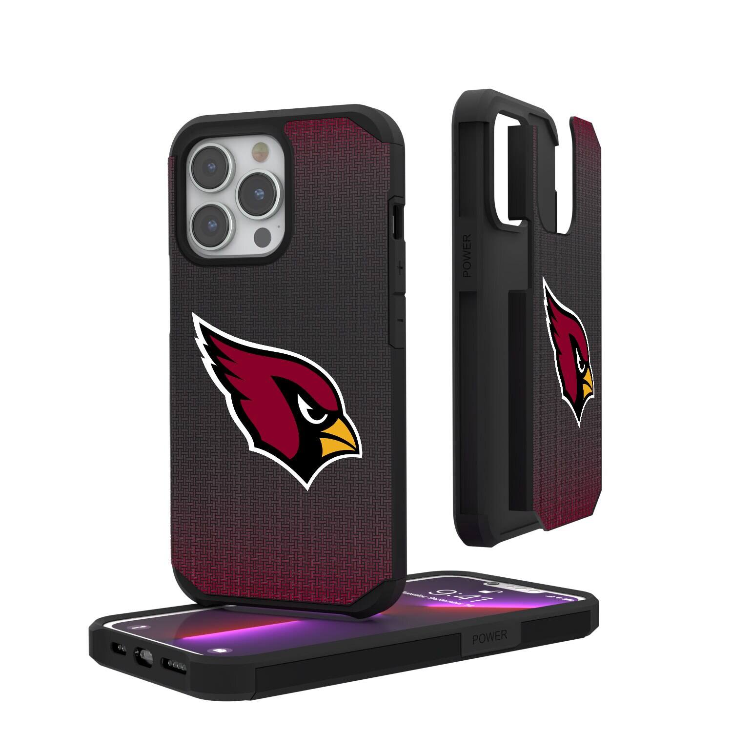 Keyscaper - NFL - Arizona Cardinals Linen Logo iPhone Rugged Case - 16 Pro Max - Black price history on PriceWatchPro