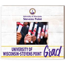 Jardine - Wisconsin-Stevens Point Pointers 13.5" x 11.5" Grad Frame - White