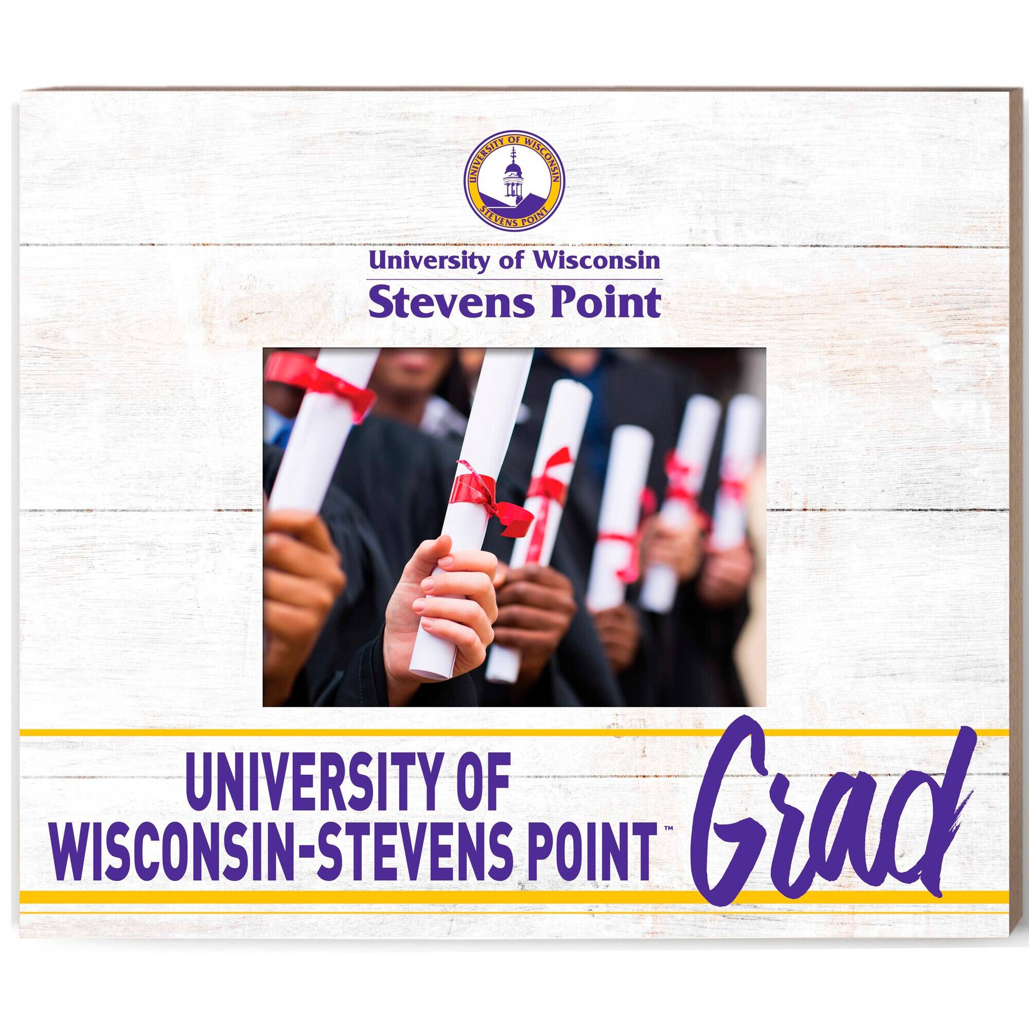 Wisconsin-Stevens Point Pointers 13.5" x 11.5" Grad Frame