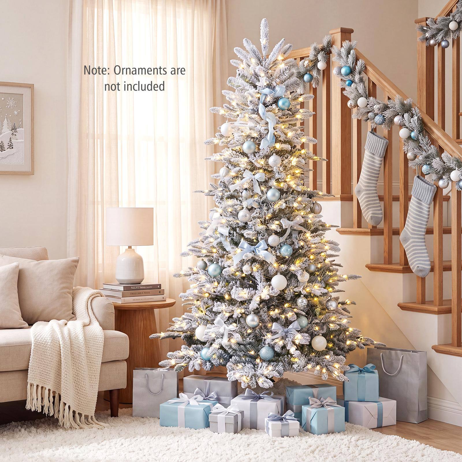 Note: Ornaments are not included