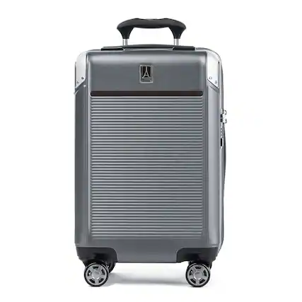 Front. Travelpro - Travelpro Platinum Elite Hardside Expandable Spinner Wheel Luggage TSA Lock Hard Shell Polycarbonate Suitcase - Vintage Grey.