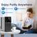Enjoy Purity Anywhere
Plug and play
No installation
No plumbing