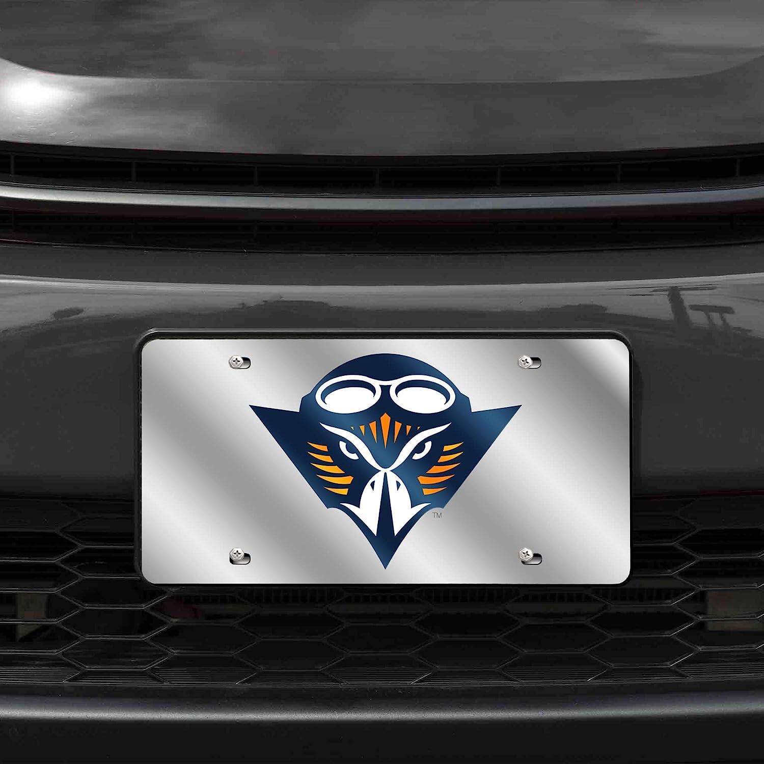 Alt View 1. Rico Industries - Tennessee Martin Skyhawks Mirrored Laser Cut License Plate Laser Tag - Multi.