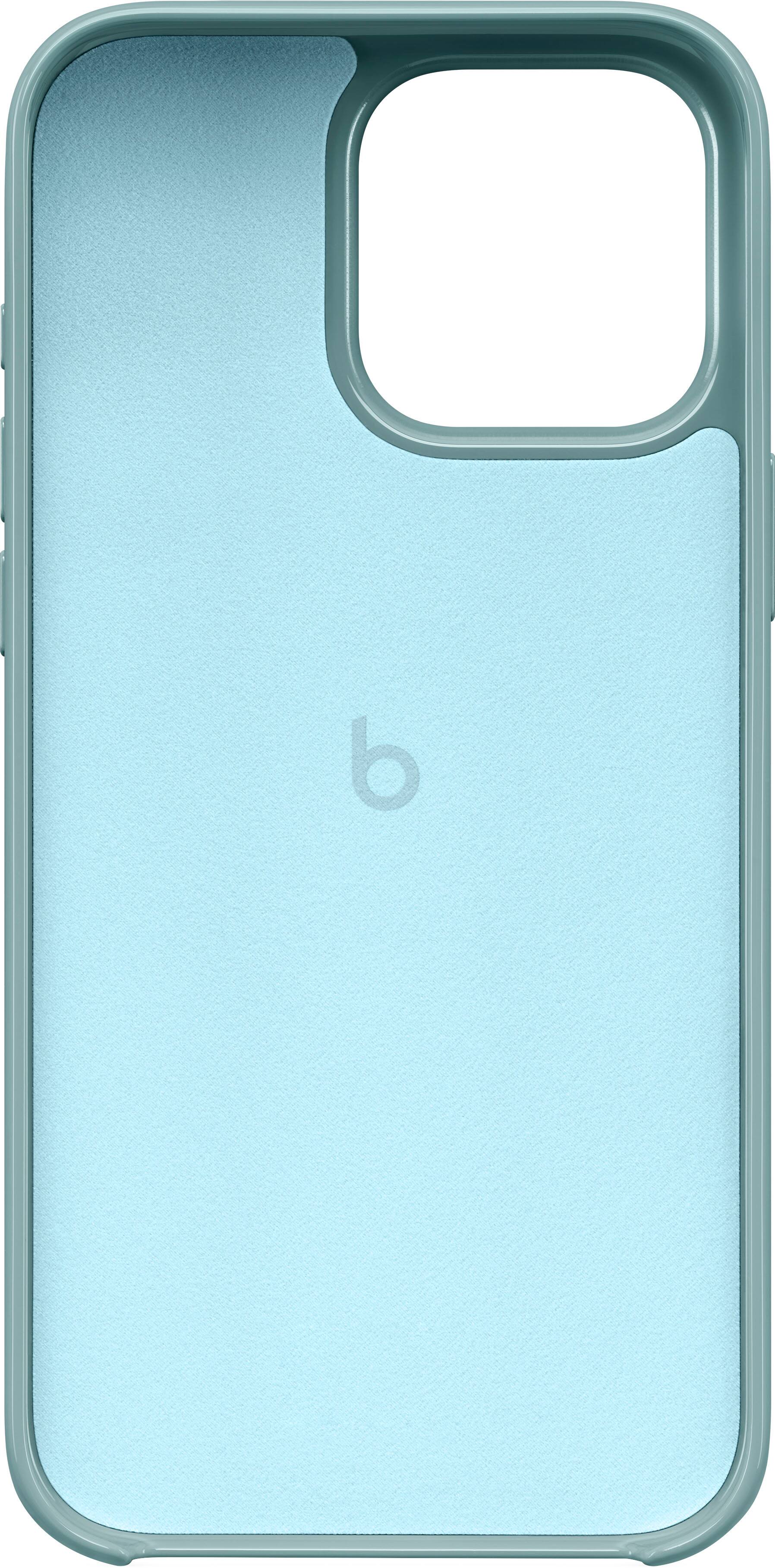 Left. Beats - iPhone 16 Pro Max Case with MagSafe - Riptide Blue.