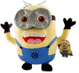 Toy Factory - Despicable Me 2, 2 Eyed With Open Mouth Minion Jorge 12" Plush - Yellow