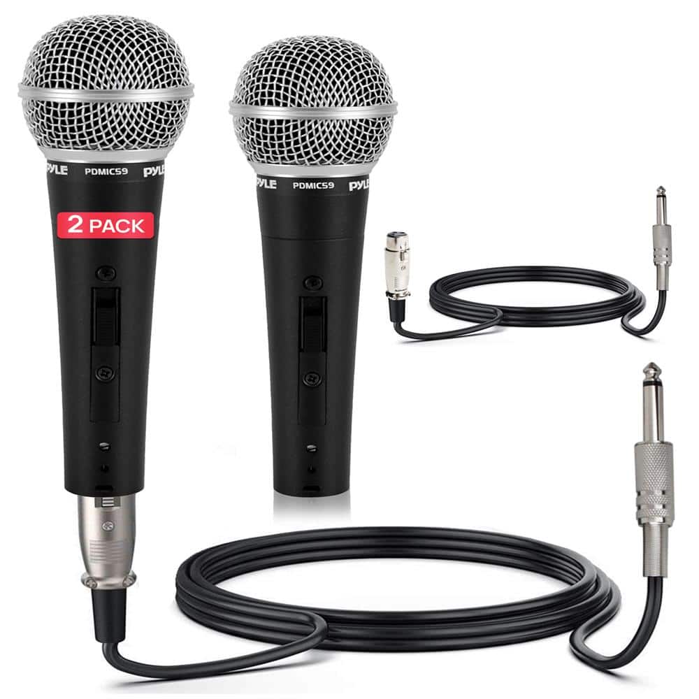 "Pyle - Dynamic Vocal Microphone with 15 ft XLR to 1/4"" Cable, Cardioid Handheld Microphone with On/Off Switch - Black" price history on PriceWatchPro