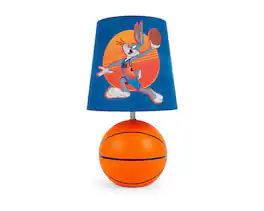 Ukonic - Space Jam 2 Tune Squad Basketball 3D Desk Lamp | 14 Inches Tall - Orange