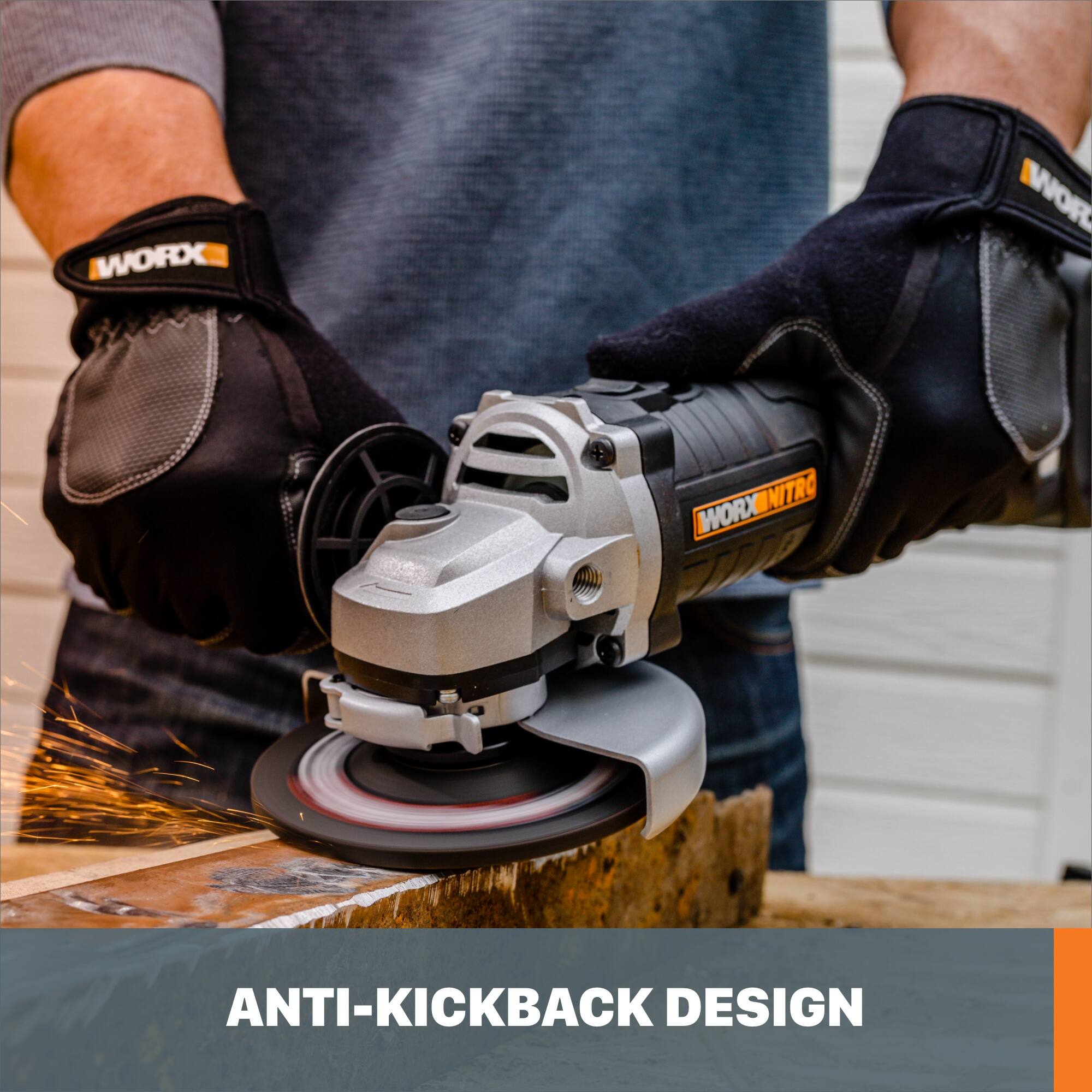 WORKX NITRO  
ANTI-KICKBACK DESIGN