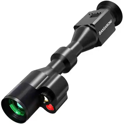 Front. Cluzine - 3-in-1 HD Thermal Imaging Night Vision Monocular, Full Color, Infrared Thermal Scope with Crosshair Reticle.