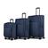 Front. Bugatti - Reborn Luggage Set (3-Piece) - Navy.