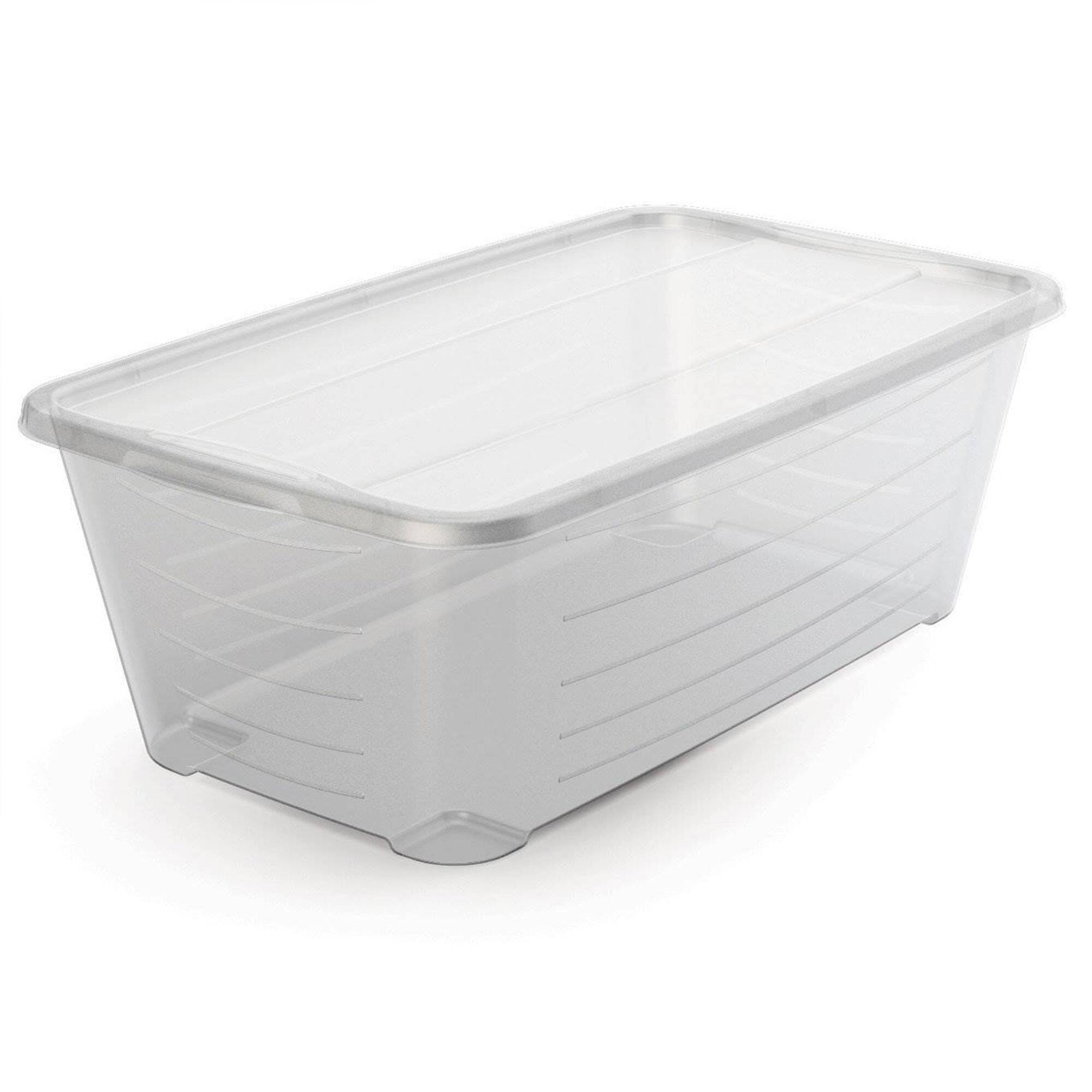 Alt View 10. Life Story - Life Story 6 Qt Rectangular Clear Plastic Protective Storage Shoe Box, 12 Pack.