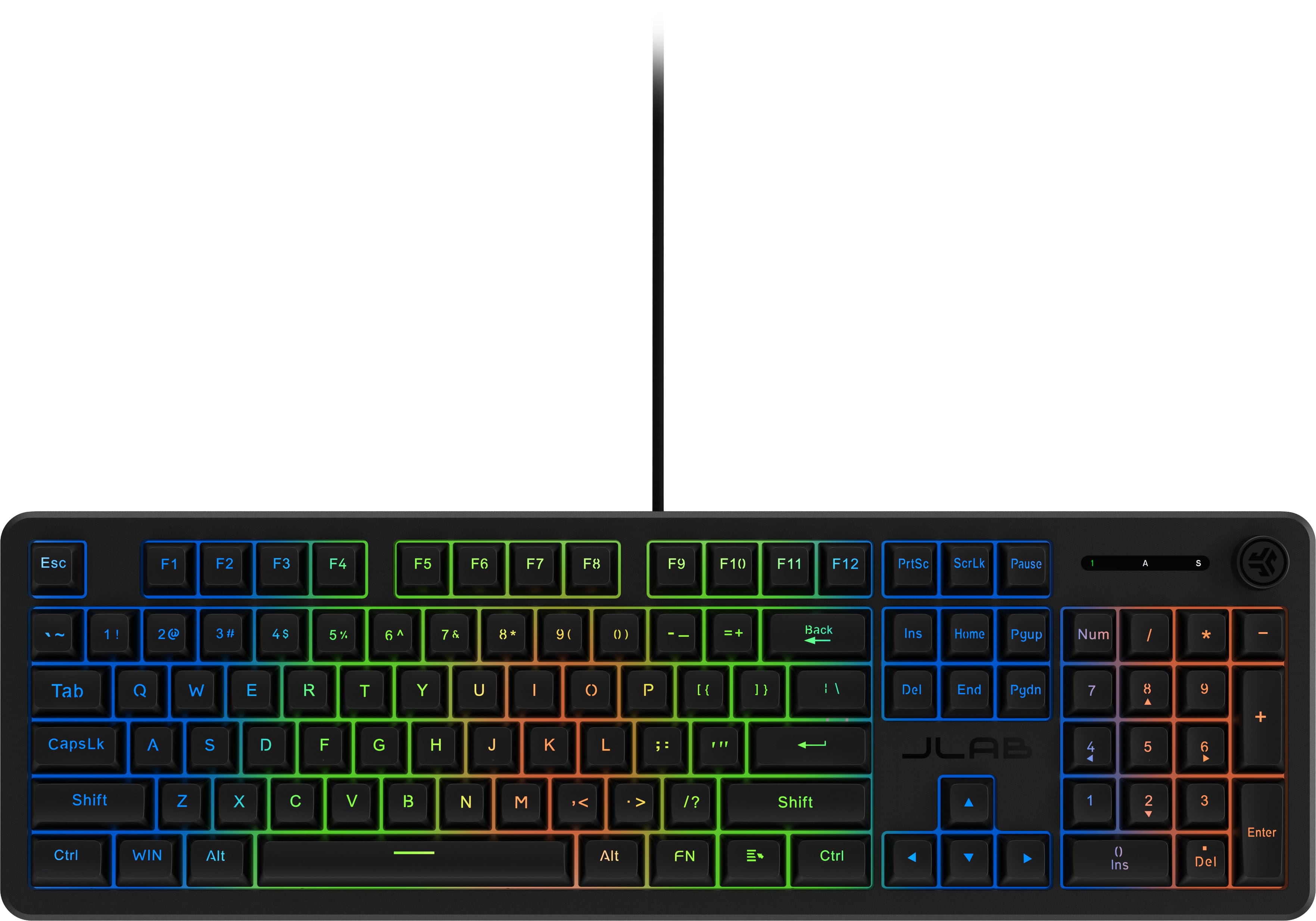 JLab - Nightfall Full-Size Wired Gaming Keyboard - Black price history on PriceWatchPro