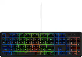 JLab - Nightfall Full-Size Wired Gaming Keyboard - Black