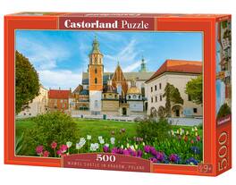 500 Piece Jigsaw Puzzles, Wawel Castle in Krakow, UNESCO World Heritage Site, Poland, Castorland B-53599 - Red