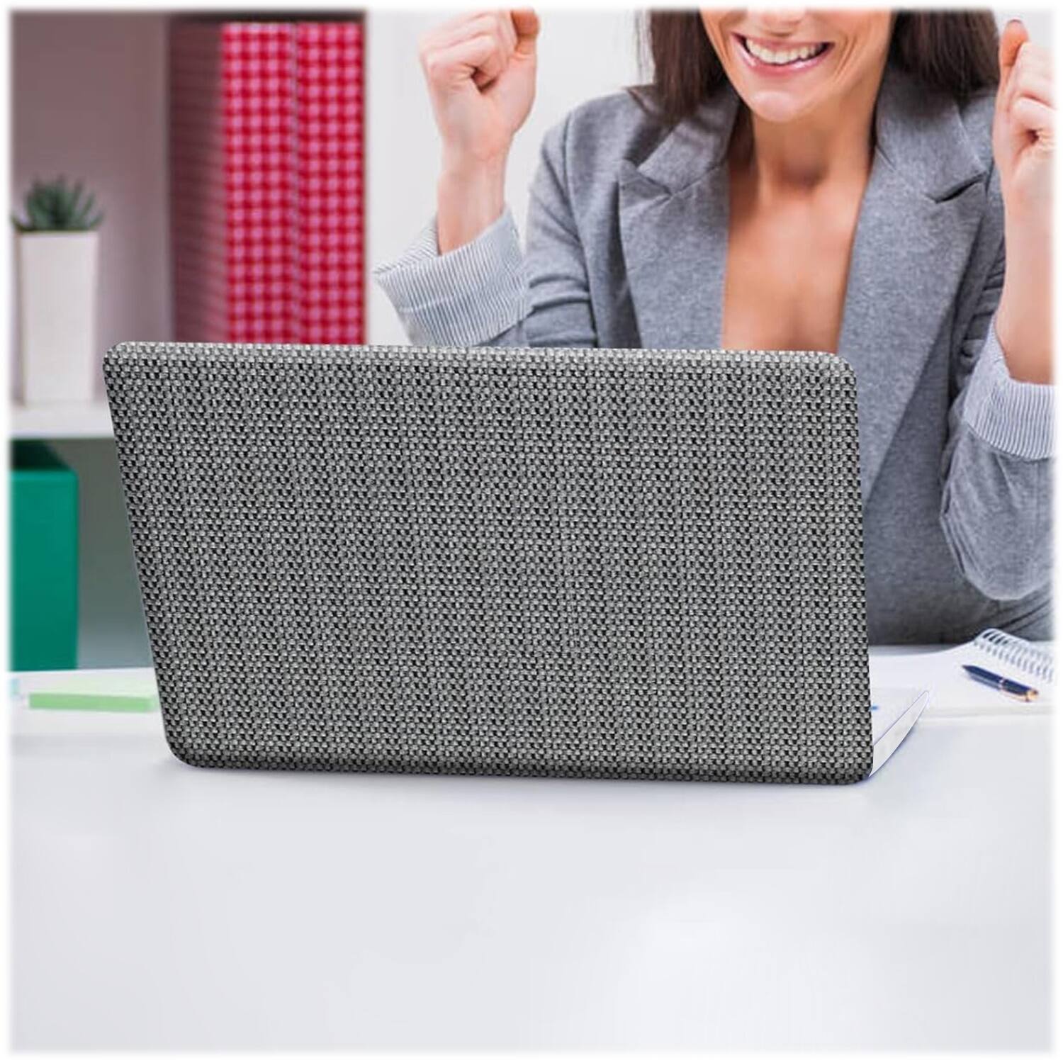 Alt View 16. SaharaCase - Woven Case for Apple MacBook Air 13.6" M2 and 13" M3 Chip Laptops - Charcoal.