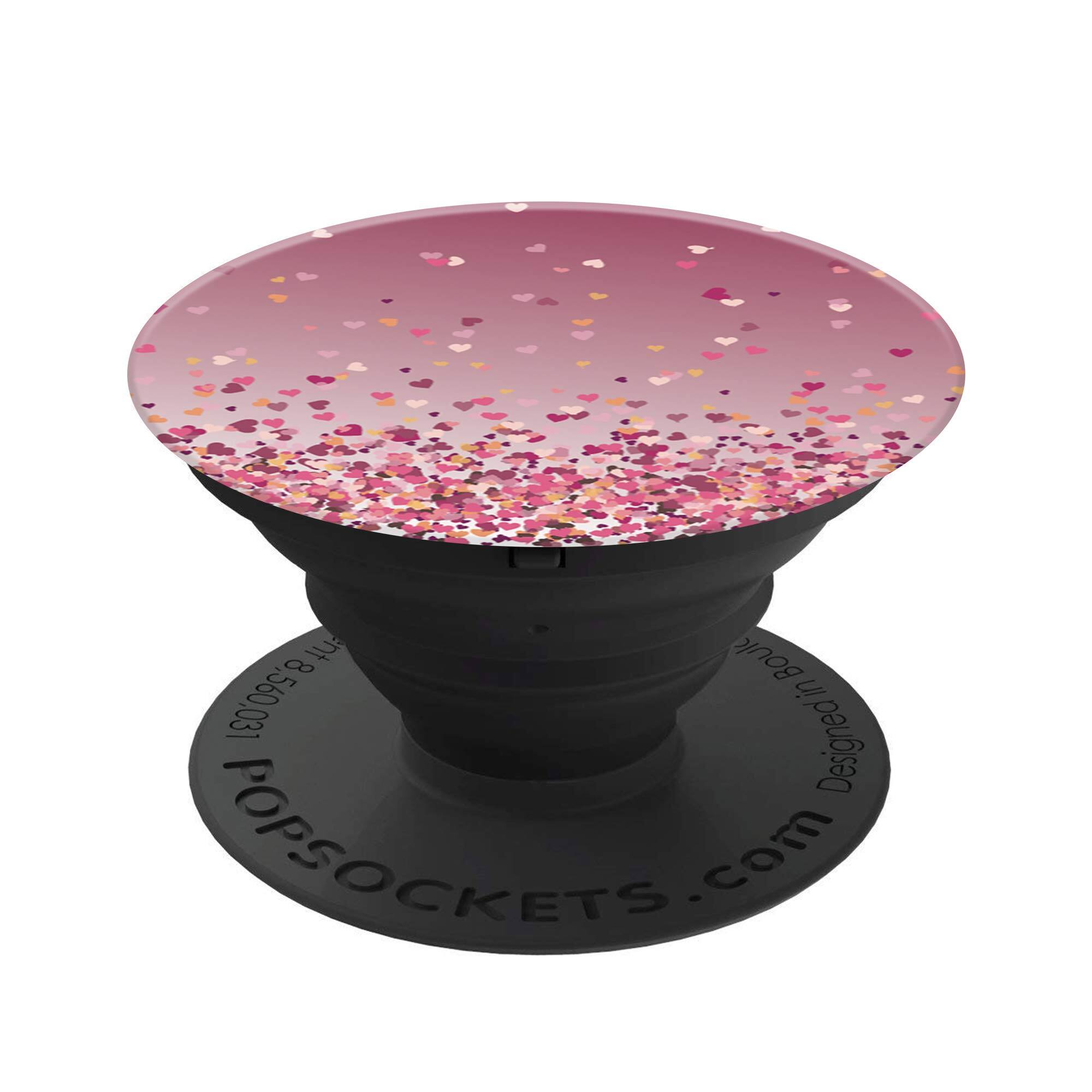PopSockets - PS04 Smartphone Tablet Stand Pink - Heart Confetti