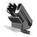 Angle. Ninja - Foodi NeverDull Premium 17-Piece Knife Block Set with Built-in Sharpener System - Black & Silver.