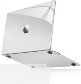 mosiso - Hard Shell Case with Keyboard Cover for MacBook Air 13.6 inch M5 A3449 M4 A3240 M3 A3113 M2 A2681 2022-2026 - Crystal Clear