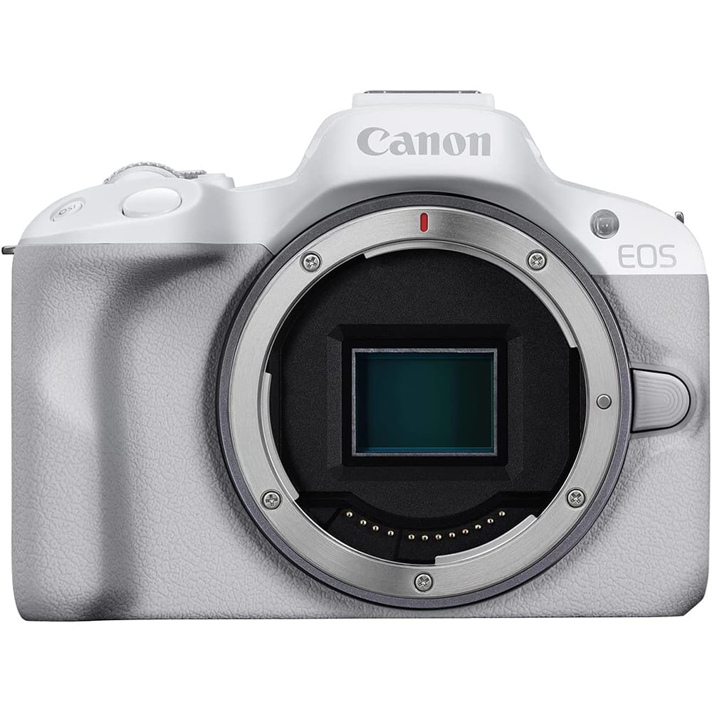 Bundle Canon EOS R50 Mirrorless Camera Body Only (White) 5812C002