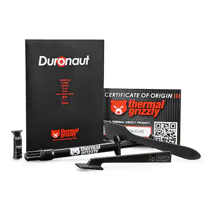Duronaut
Anleitung
Guide
Guía
Guide
Инструкция
指导
가이드
CERTIFICATE OF ORIGIN
thermal grizzly
www.thermal-grizzly.com
S://VEN
CN EUXZ
thermal grizzly
ORIGINAL THERMAL GRIZZLY PRODUCT
CN EUXZ