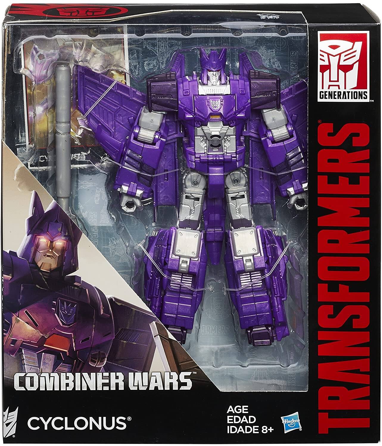 COMBINER WARS  
CYCLONUS  

TRANSFORMERS  
GENERATIONS  

AGE EDAD IDADE 8+