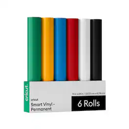 Cricut - Smart Vinyl - Permanent, Sampler, 13 in x 24 in (6)