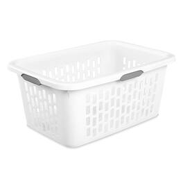 Sterilite - Laundry Basket, 2 Bushel Plastic Hamper with Handles, 18 Pack - White