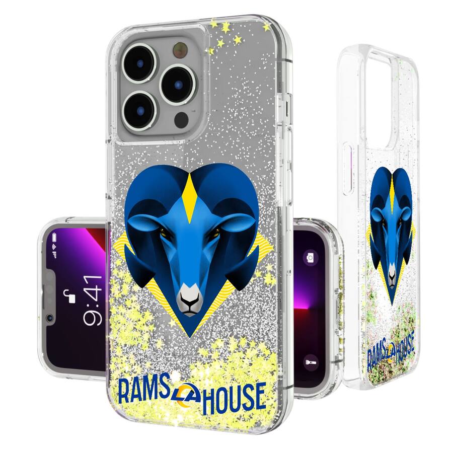 Keyscaper NFL Los Angeles Rams iPhone Glitter Case 14 Multicolor ...