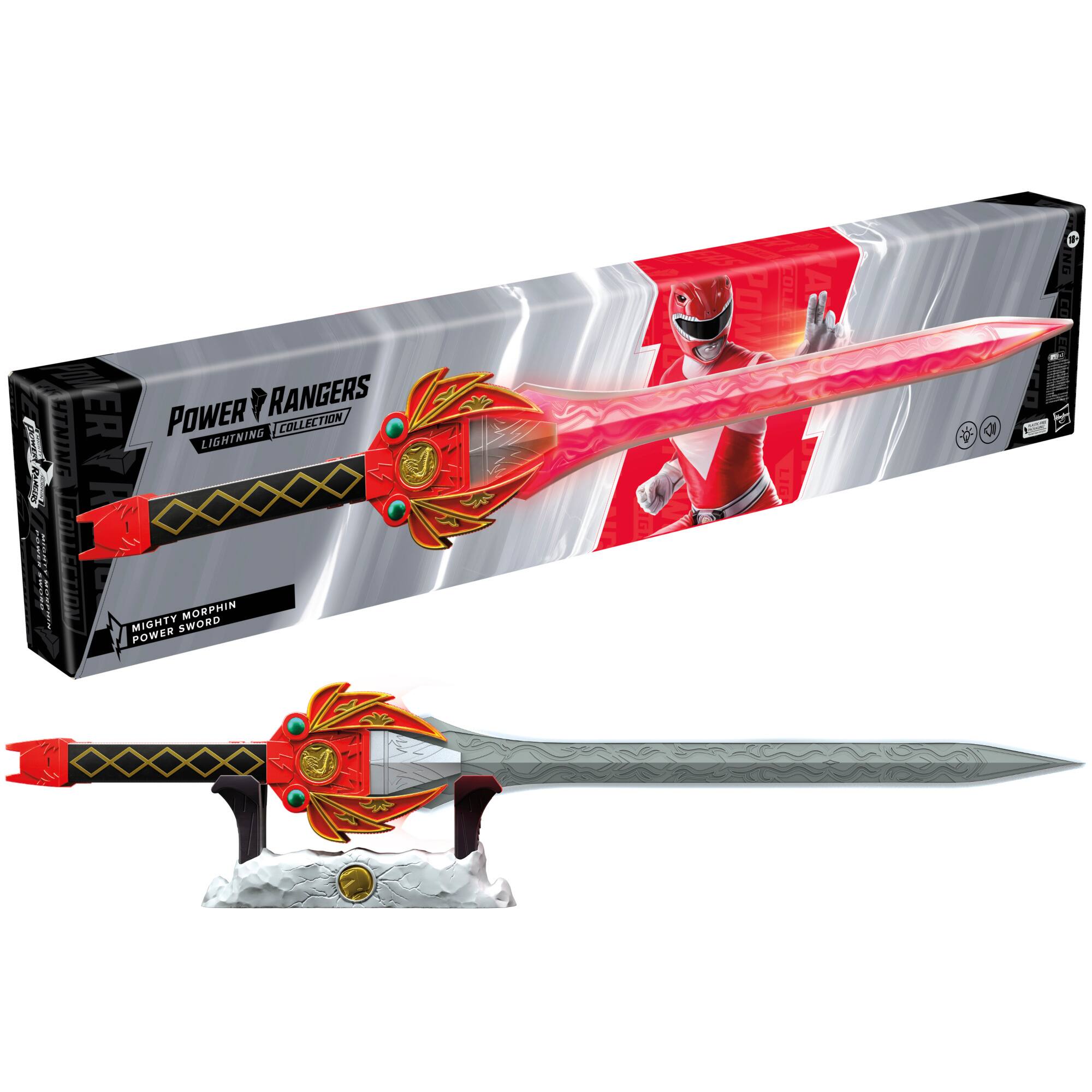 Power rangers ninja steel red ranger sword online