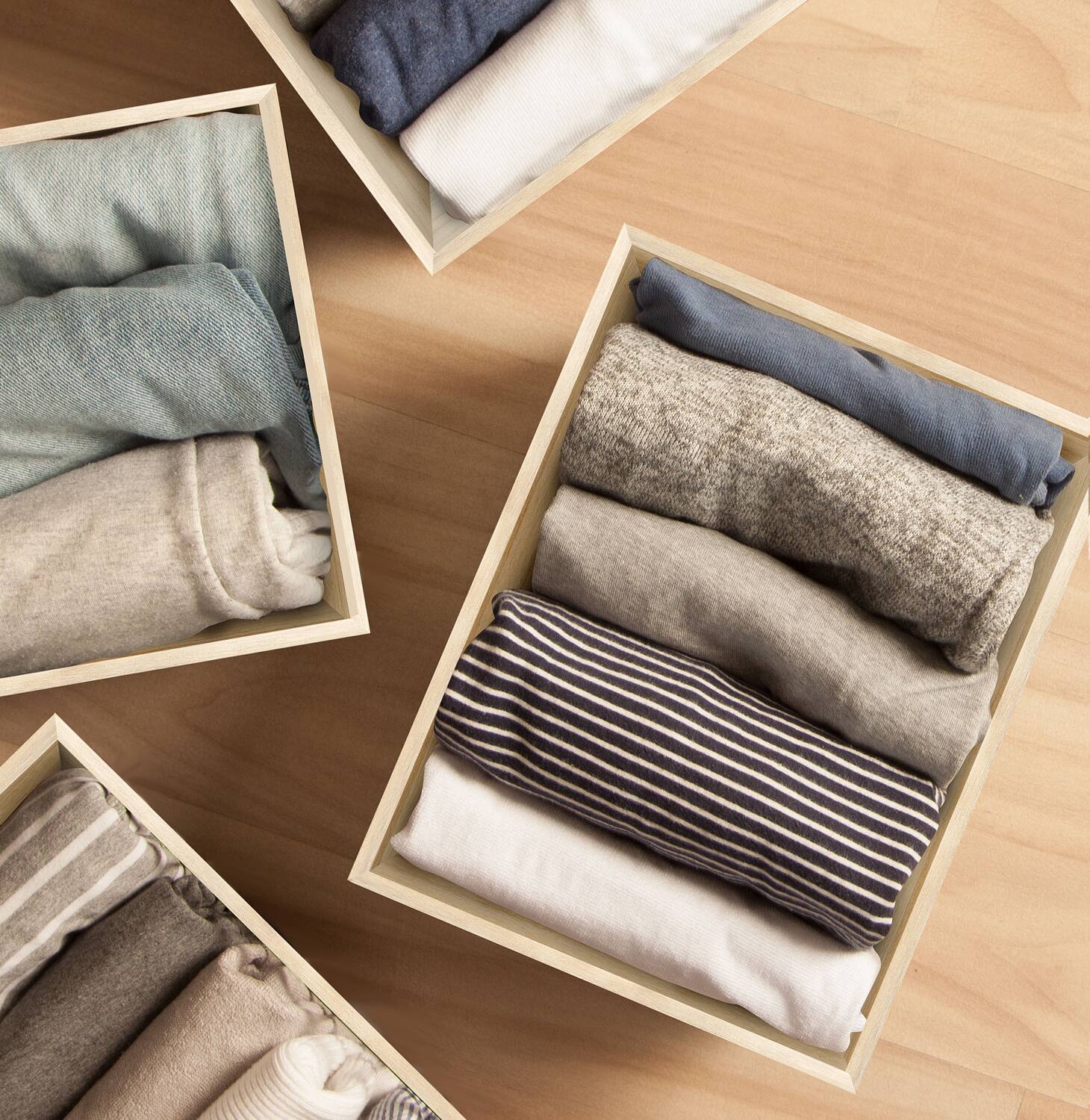 Alt View 1. Sorbus - Sorbus 2 Pack Unfinished Wood Crates - Organizer Bins, Wooden Box for Pantry Organizer Storage, Closet, Arts & Crafts - Brown.