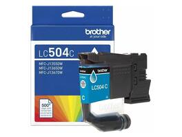 Brother - LC504C Standard Yield Cyan Ink Cartridge for 1355, 1365,1367 Printers