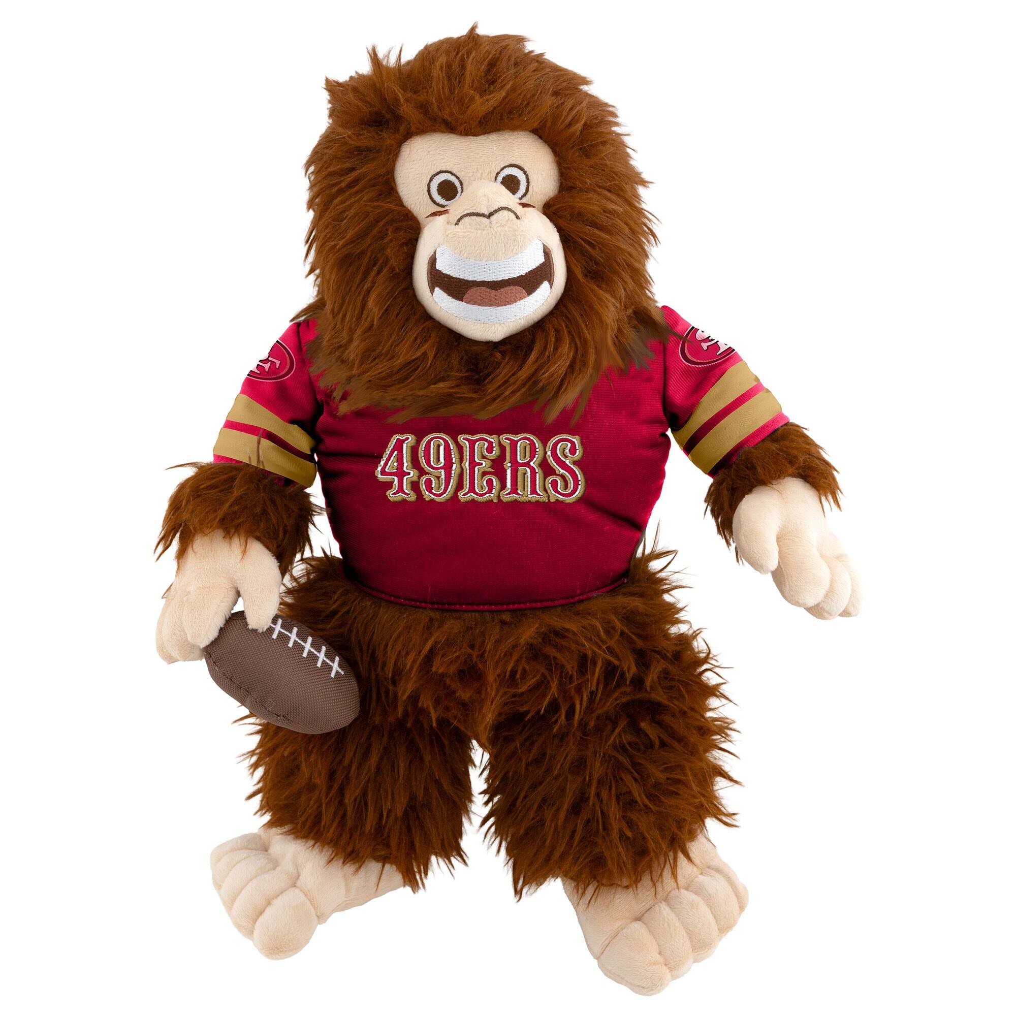 Alt View 1. Sporticulture - San Francisco 49ers 14" Big Footballer Premium Plush - Multicolor.