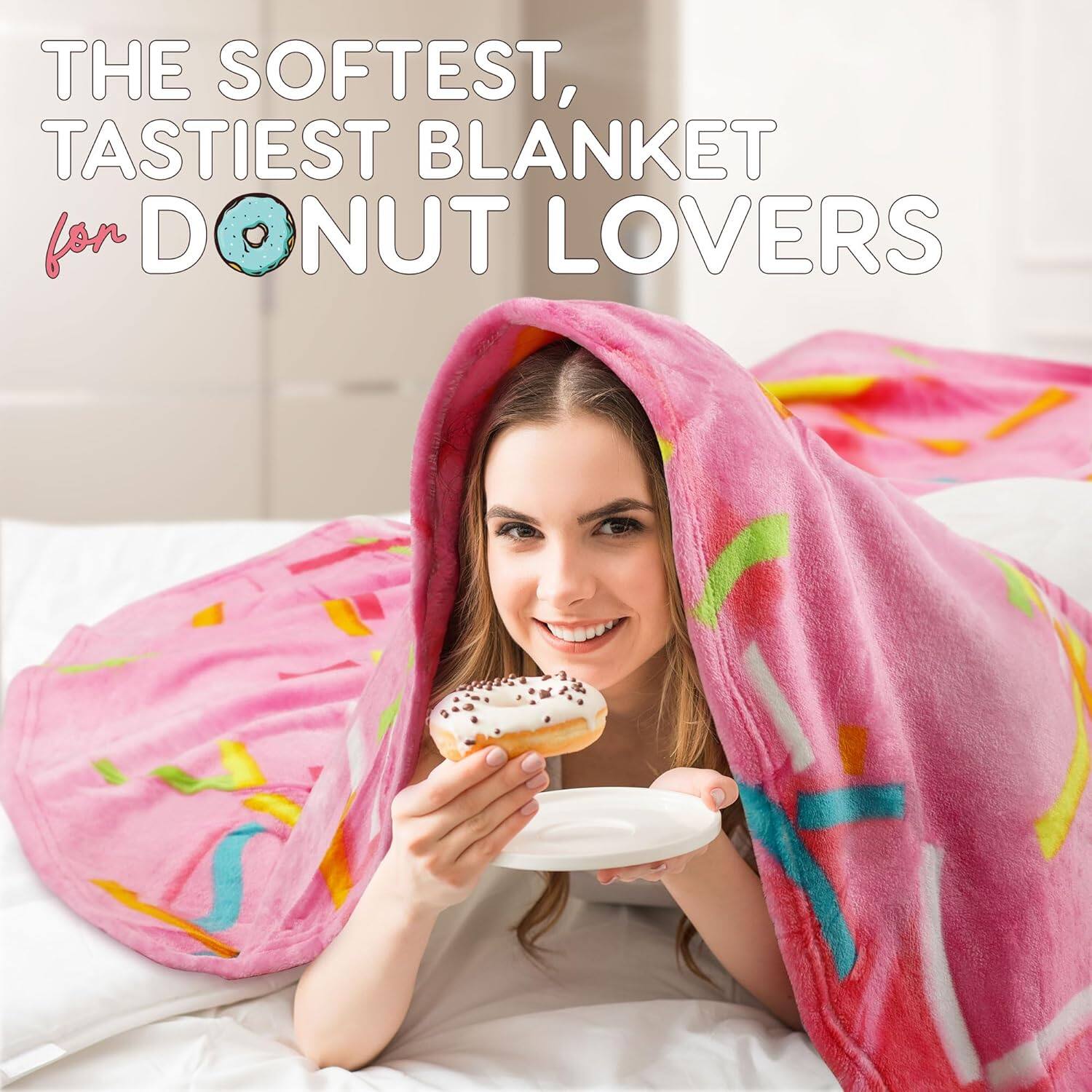 THE SOFTEST, TASTIEST BLANKET for DONUT LOVERS