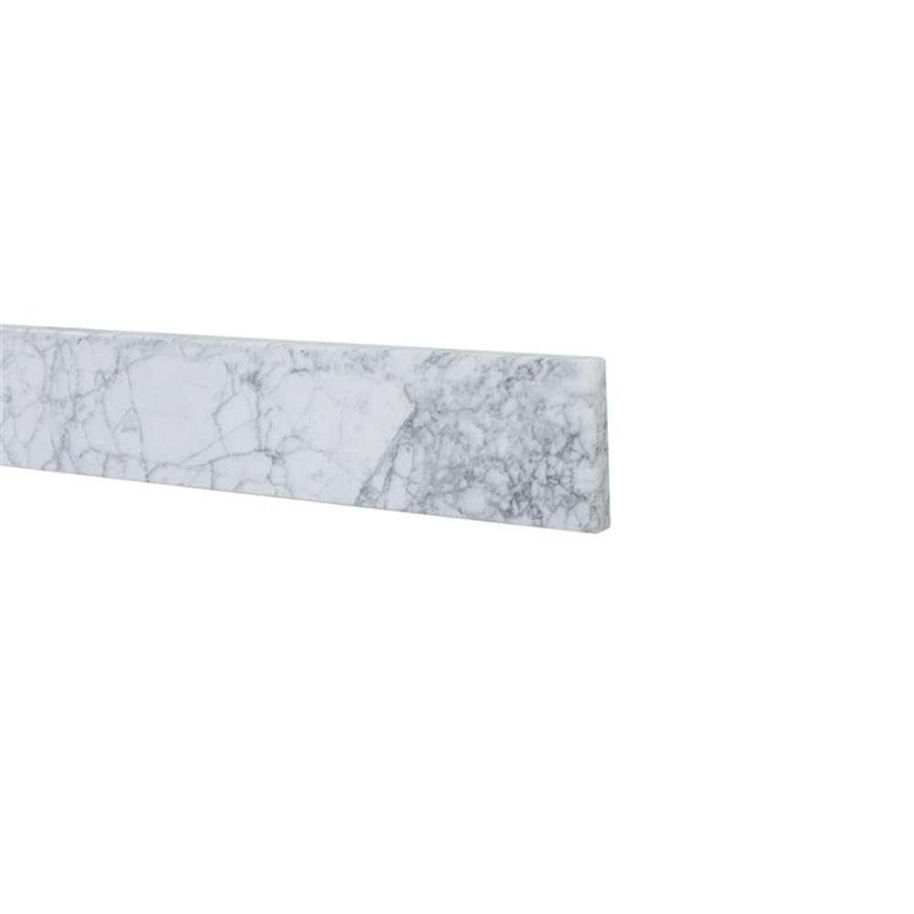 Back. Elegant Kitchen and Bath - 48 inch backsplash in carrara white - Carrara White.