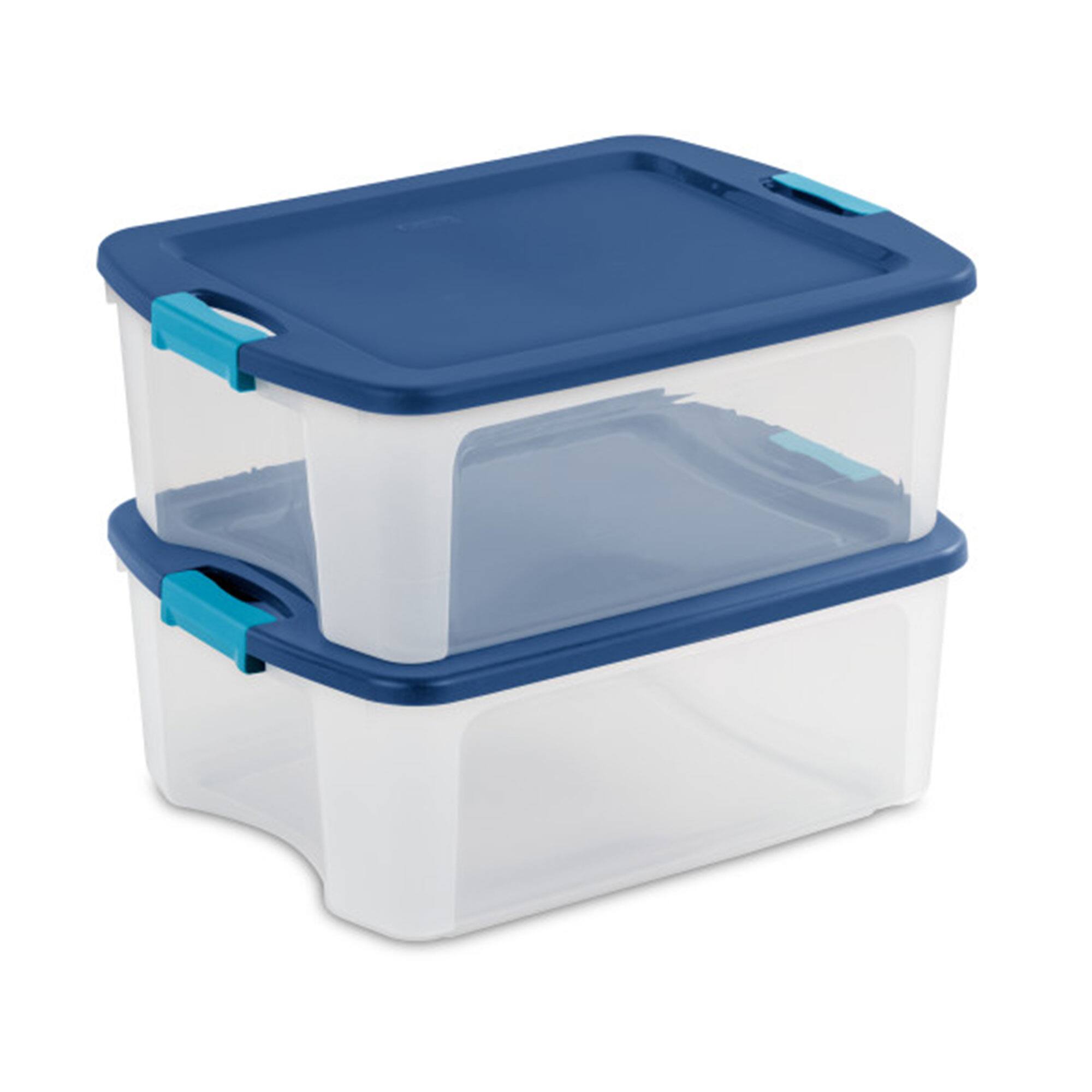 Alt View 7. Sterilite - Single Sterilite 12 Gallon Latch and Carry Storage Tote Box Container (24 Pack).